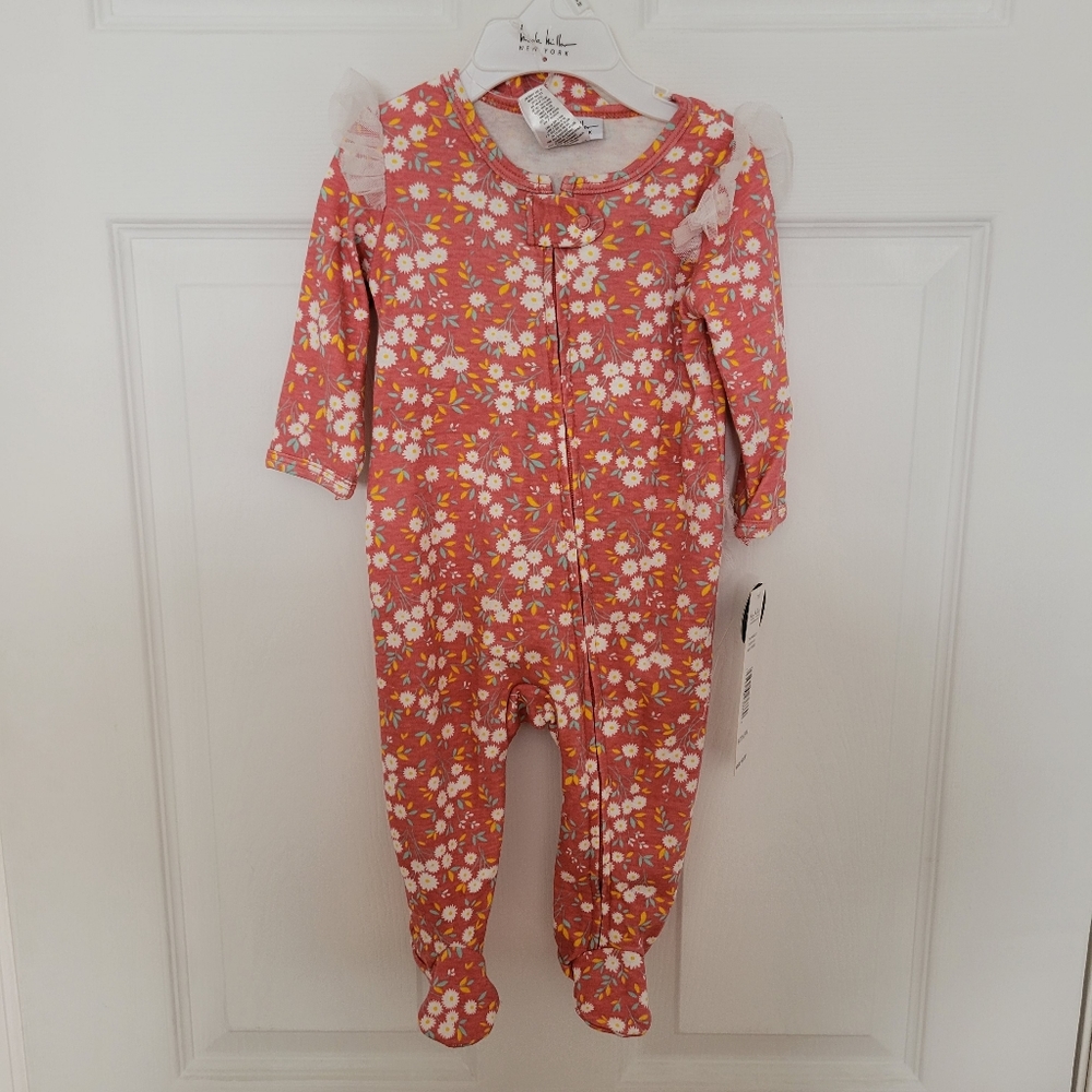 NWT Nicole Miller Onesie with Cap